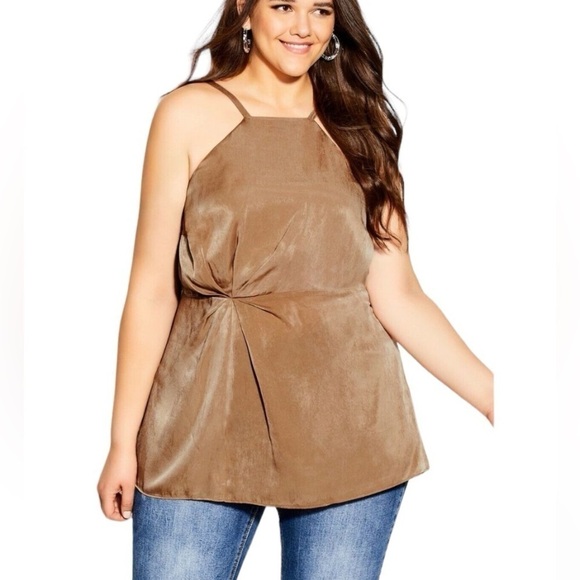 City Chic Origami Top - Picture 1 of 15